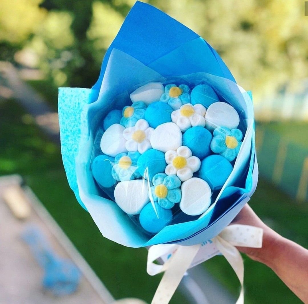 Подарок из зефира