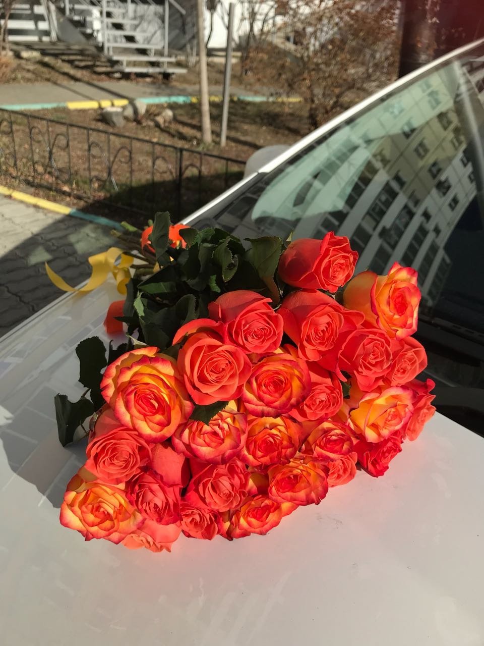 Необычные розы букет