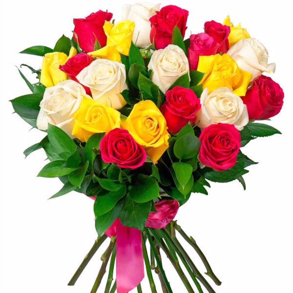 Букет "микс из роз" - 60 см