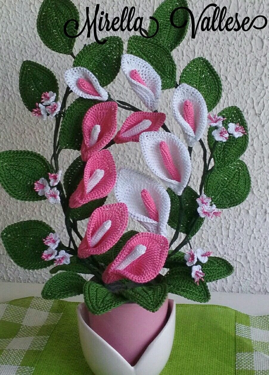 Вязаные каллы