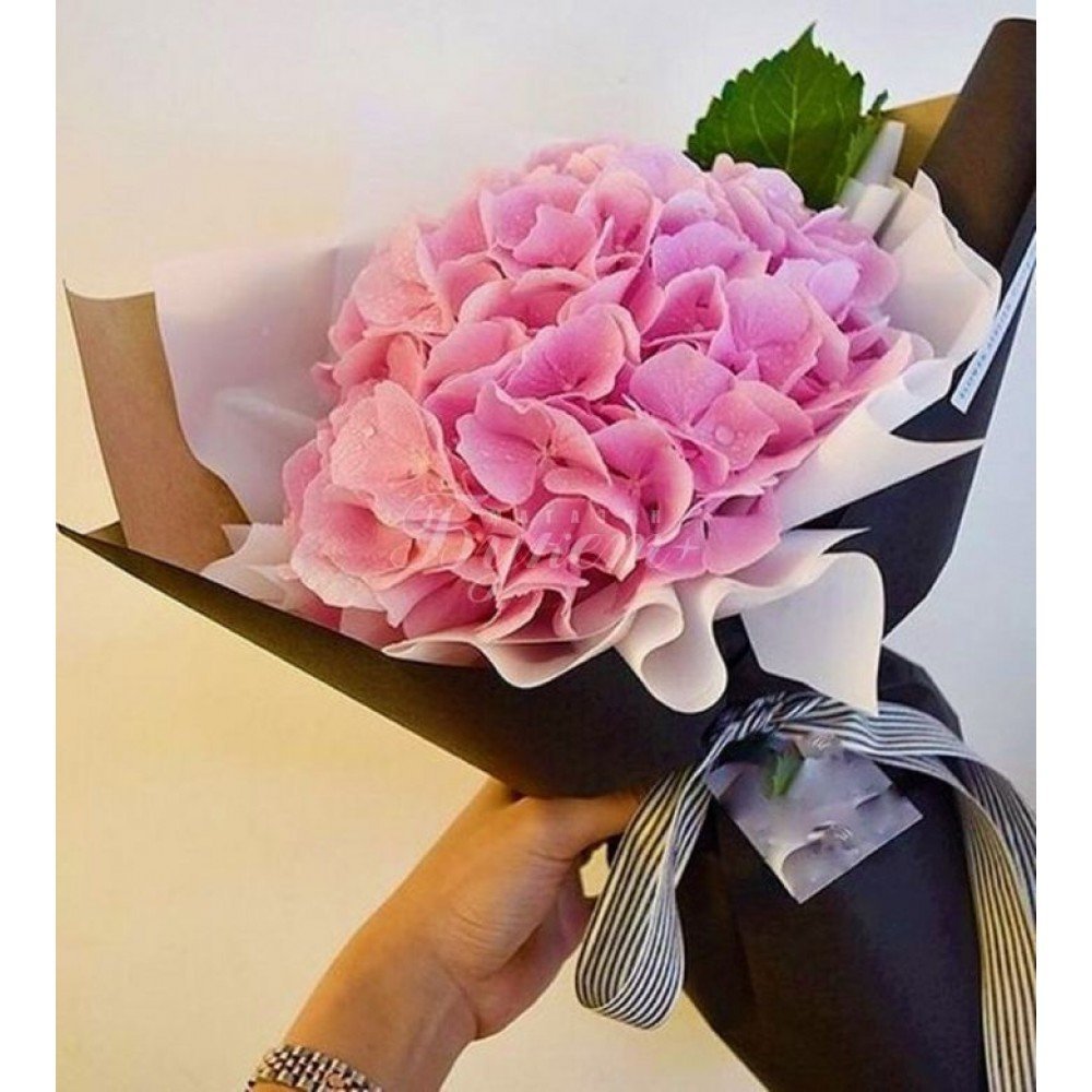 Розовая гортензия Монобукет