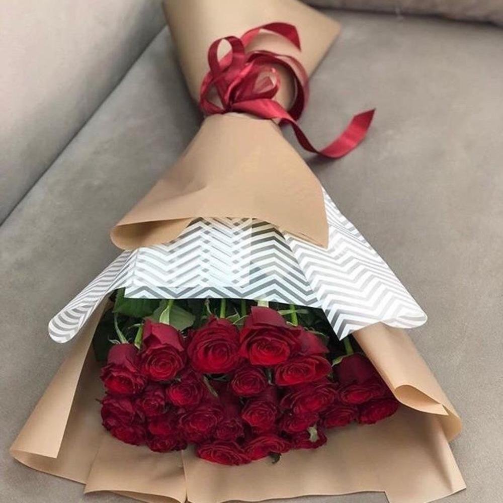 Красивая упаковка букета