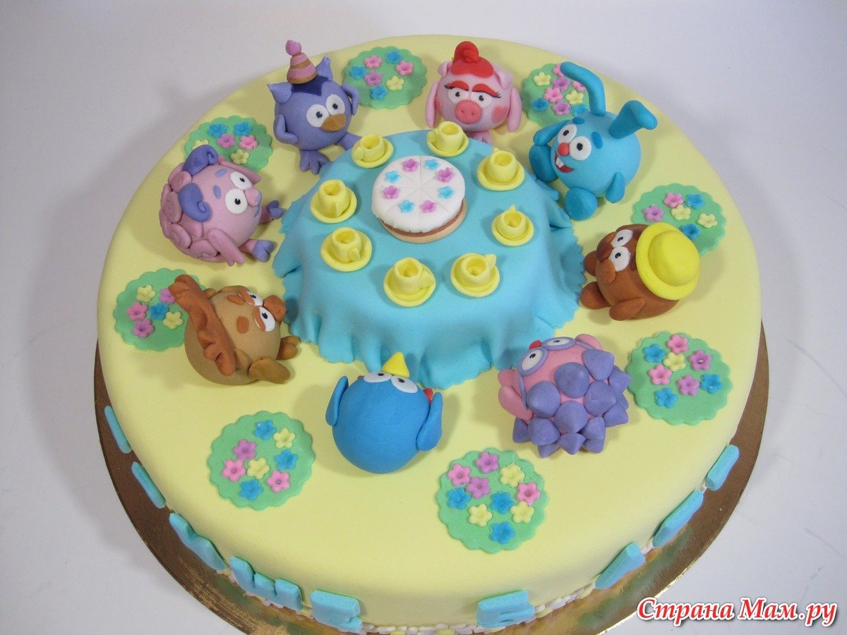 Фигурки из мастики для торта