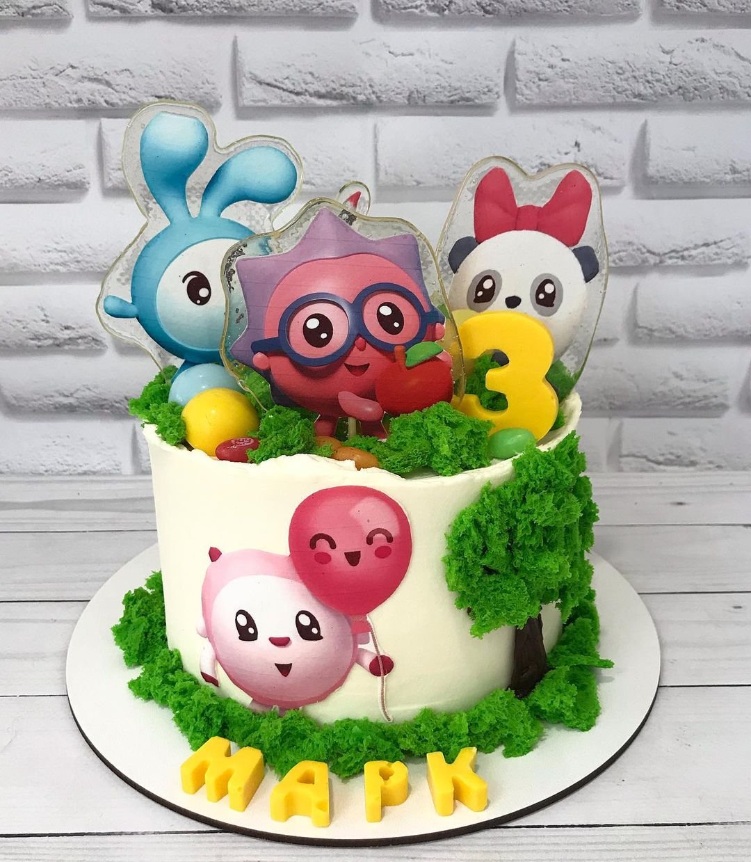 Картинки торта с героями мультика Мимимишками