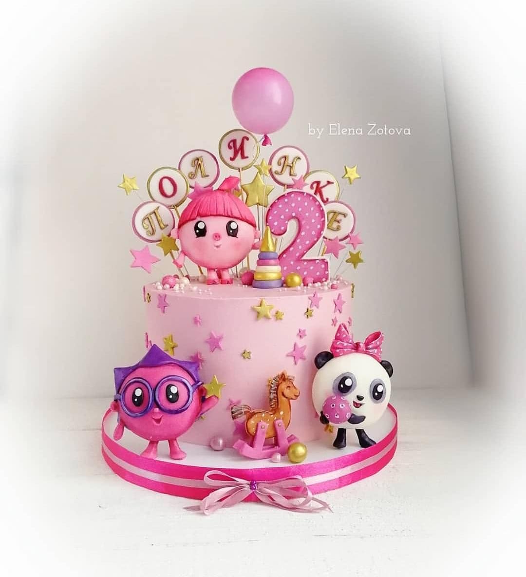 Торт смешарики