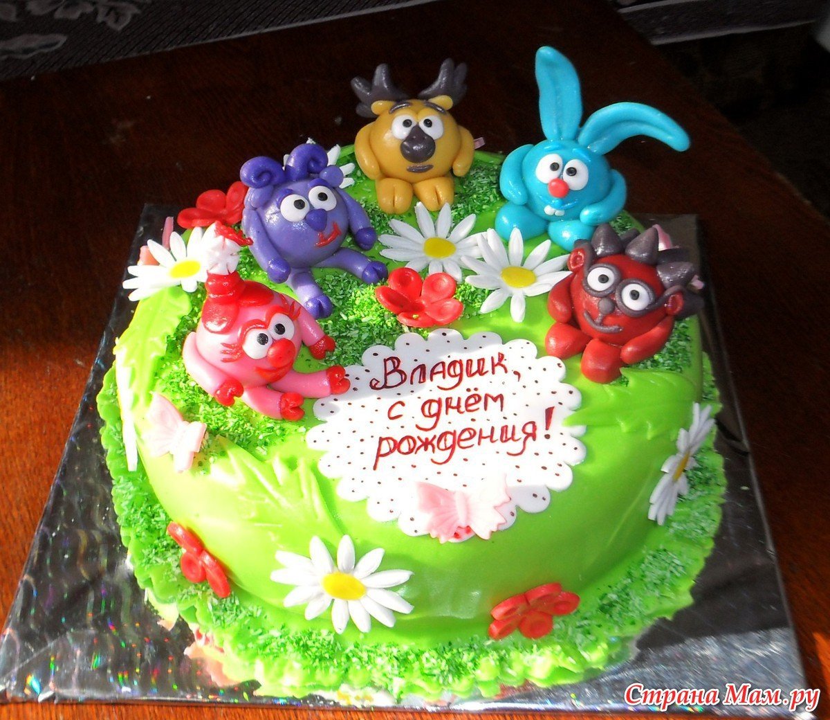 Торт с пряниками Смешарики