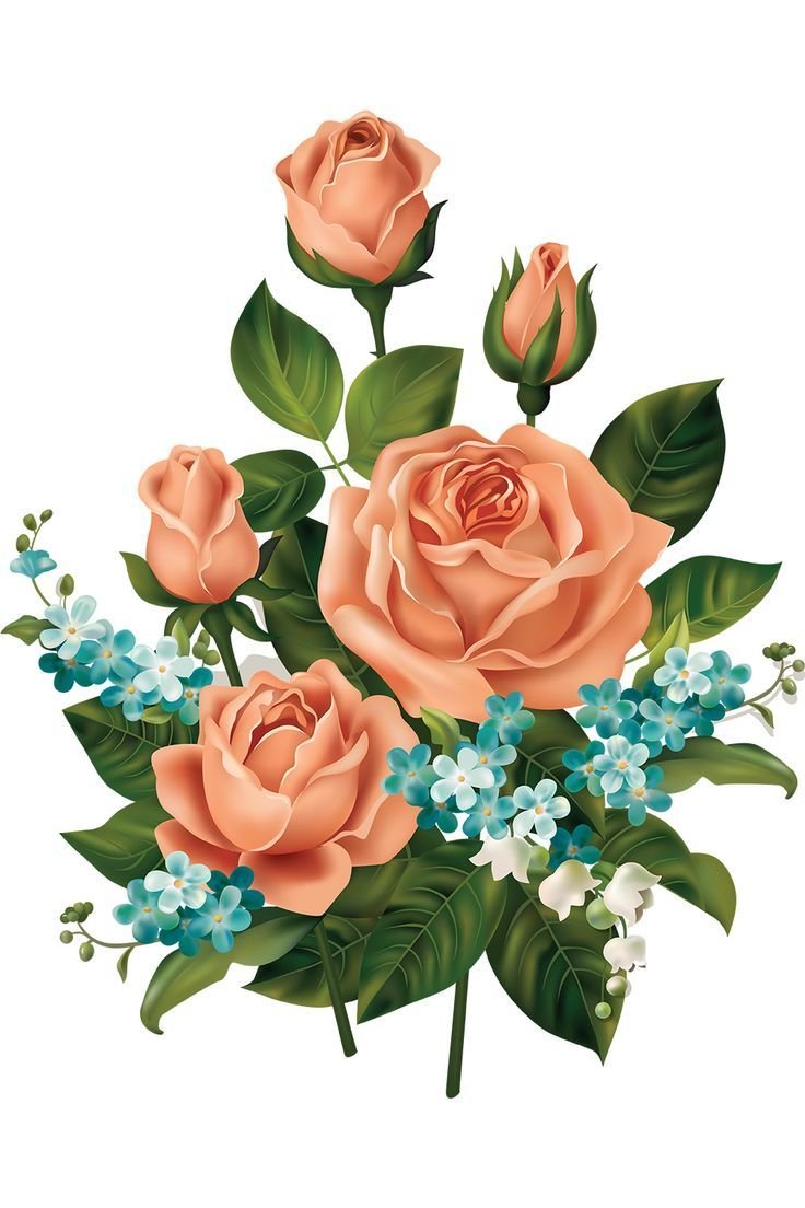 Букет "акварель"