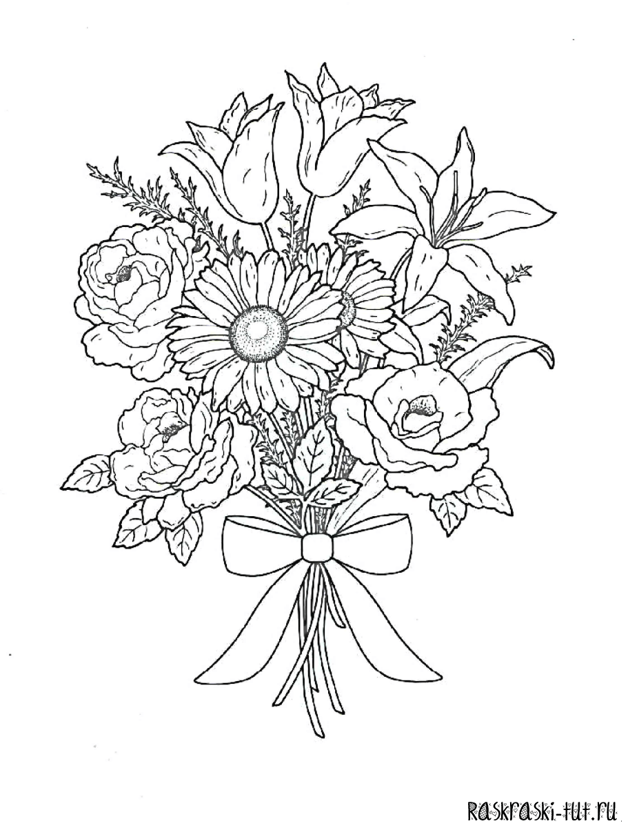 Стилизованные розы