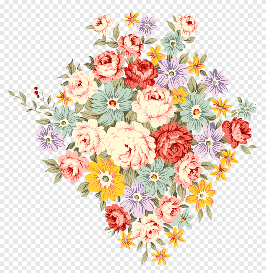 Букет раскраска