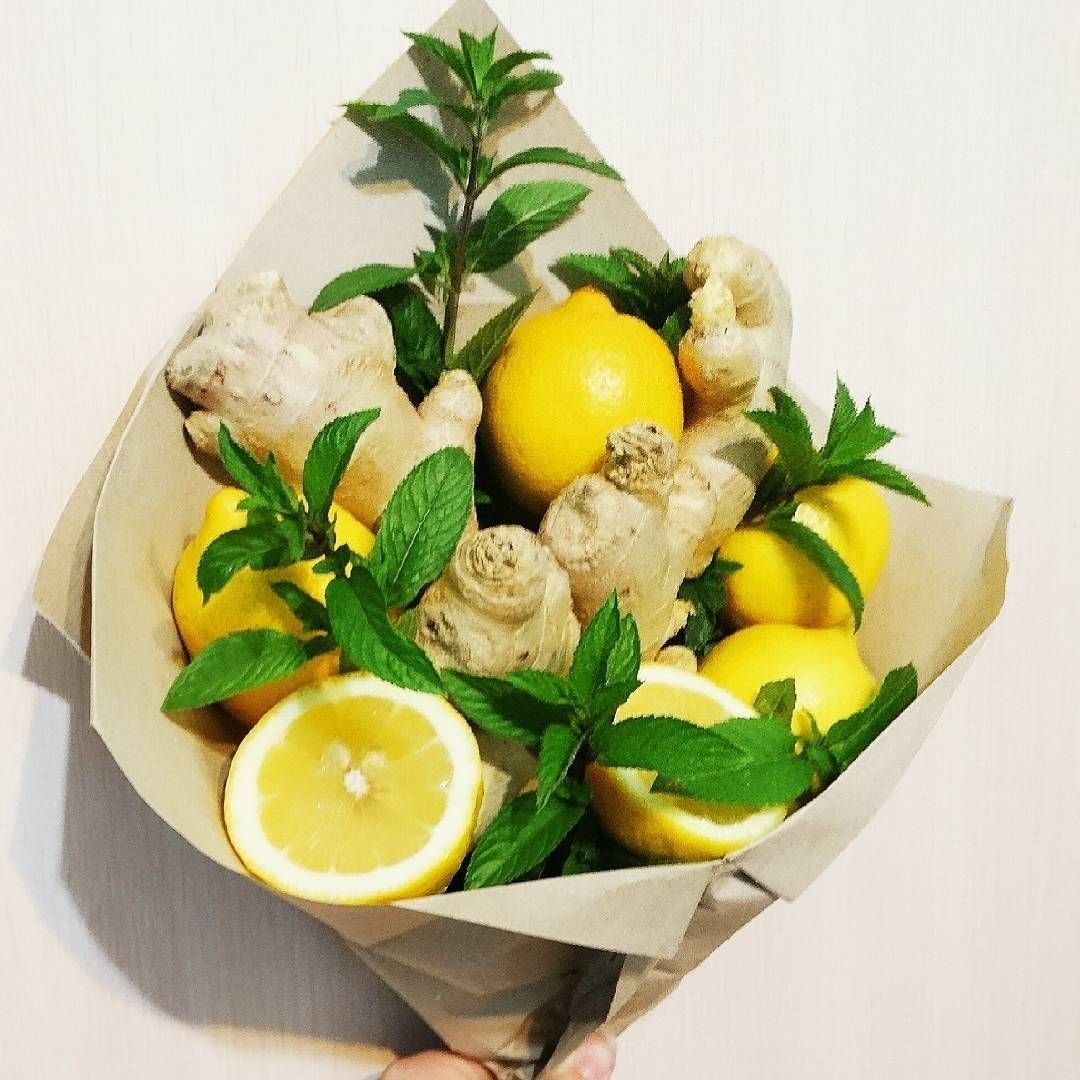 Букет с лимонами