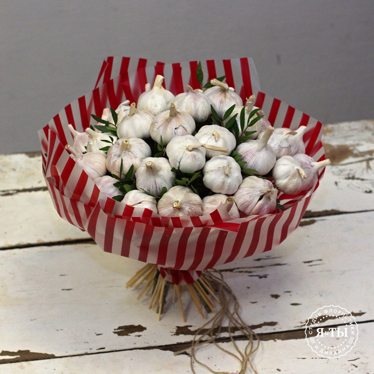 Съедобные букеты на каркасе