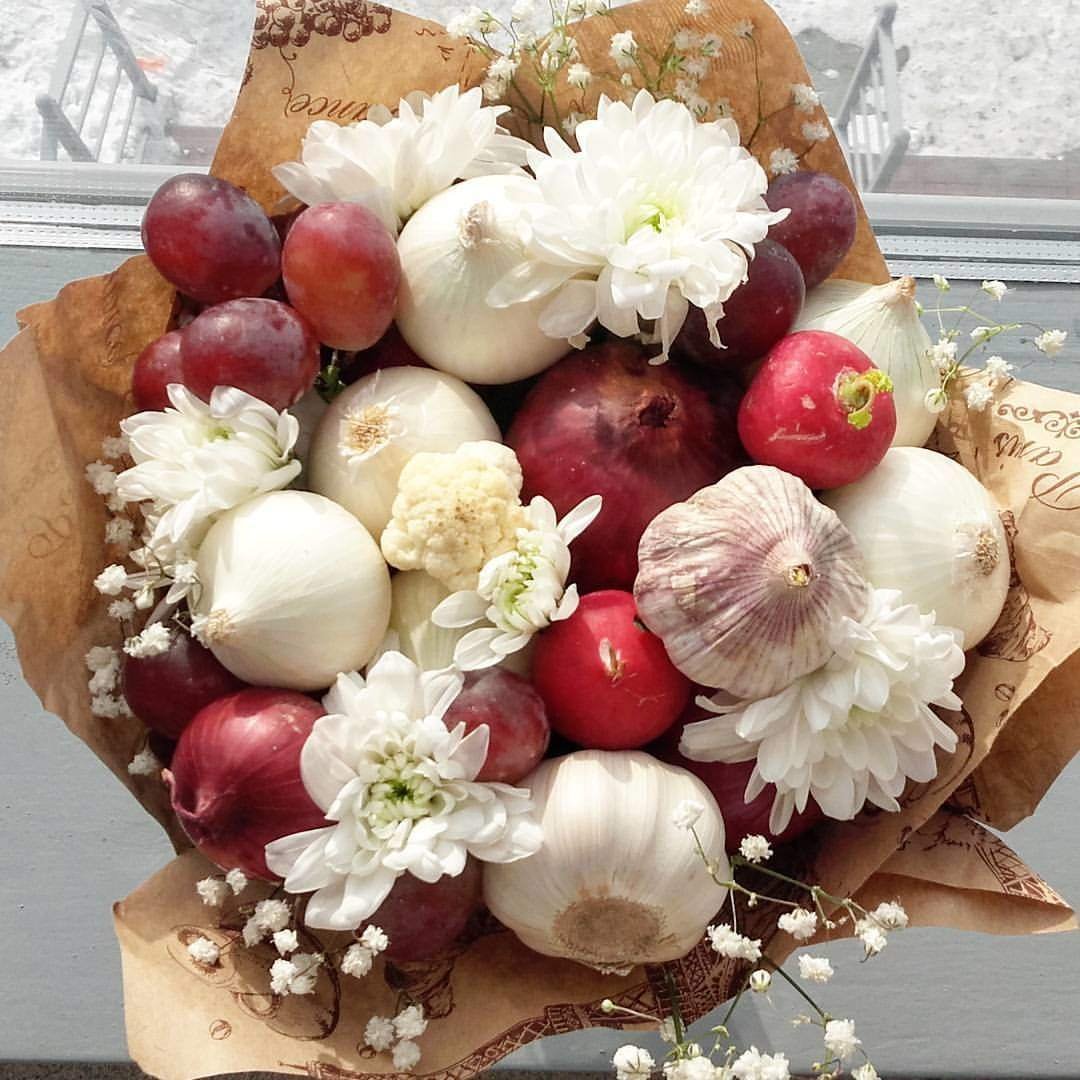 Красивые съедобные букеты