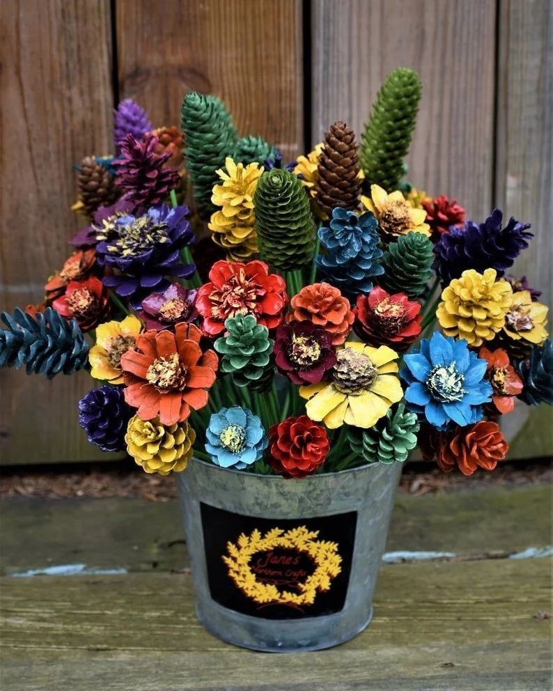 Букет из шишек