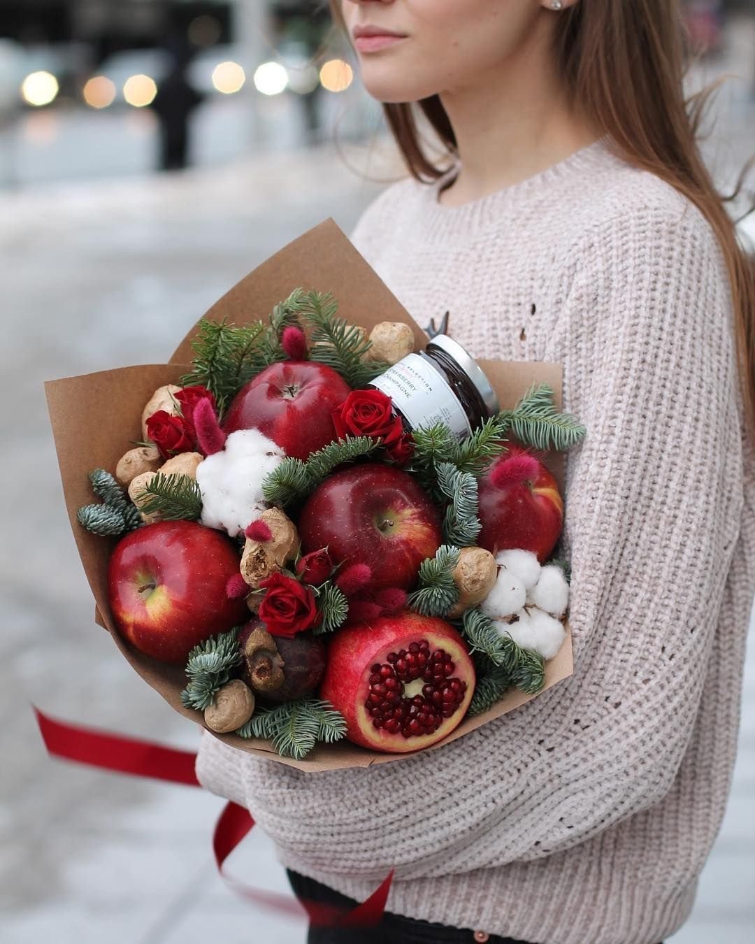 Букет из фруктов маленький