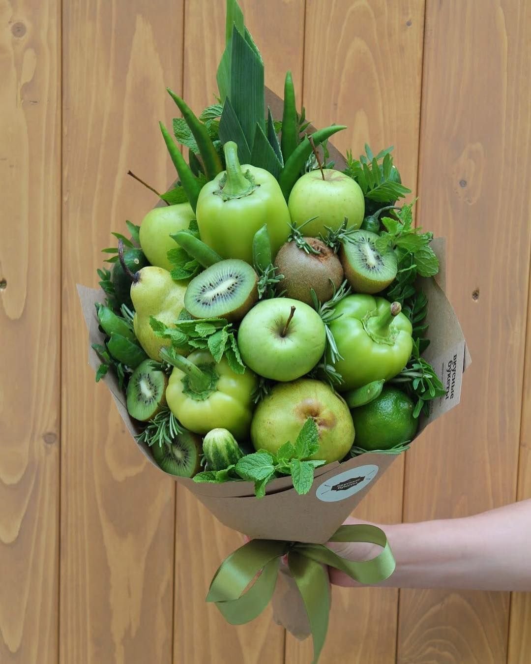 Новогодние съедобные букеты