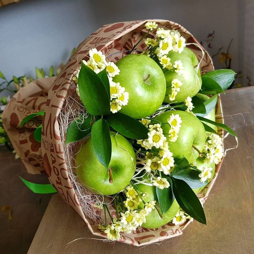 Фруктовый букет "зелёный"