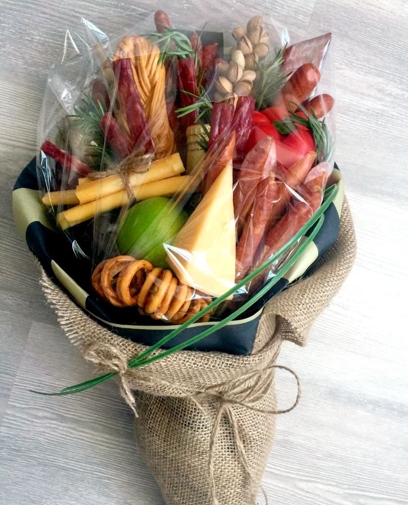 Букеты для мужчин прикольные