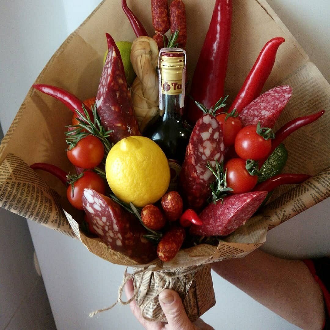 Оригинальные букеты для мужчин