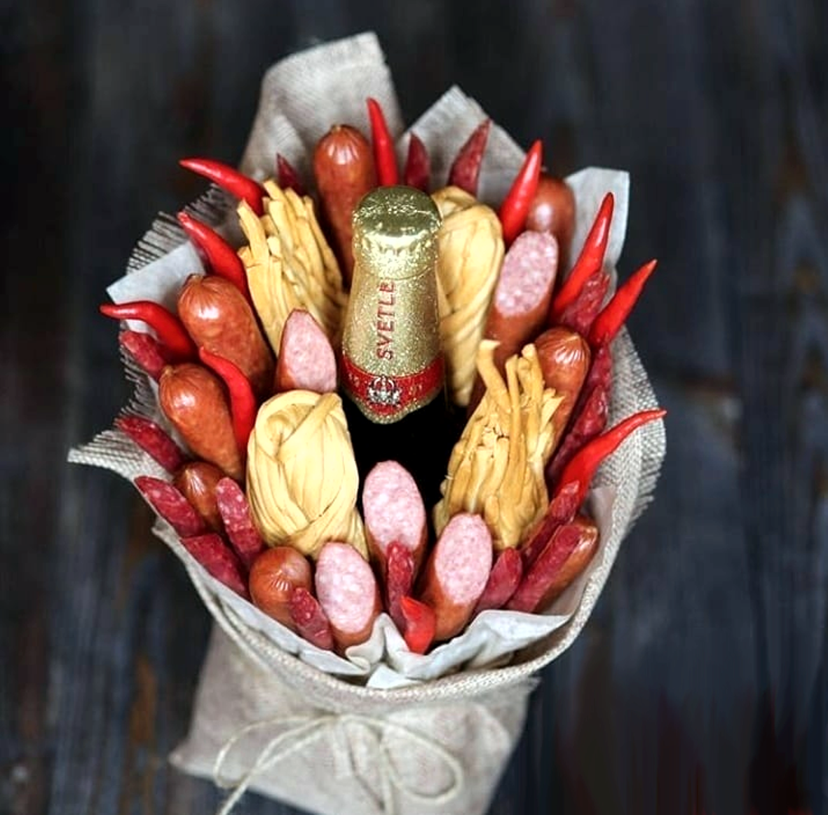 Съедобные букеты для мужчин