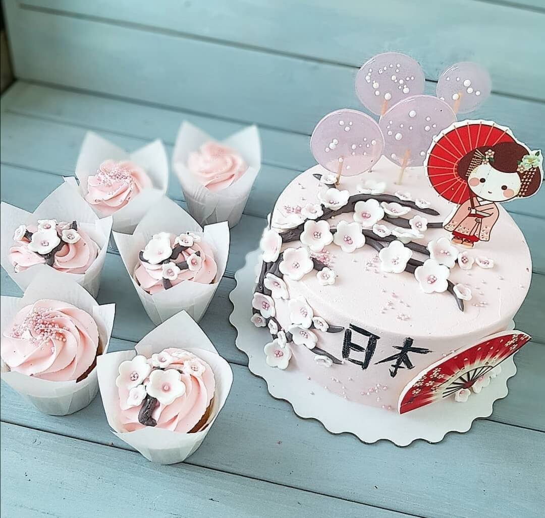 Японские тортики маленькие