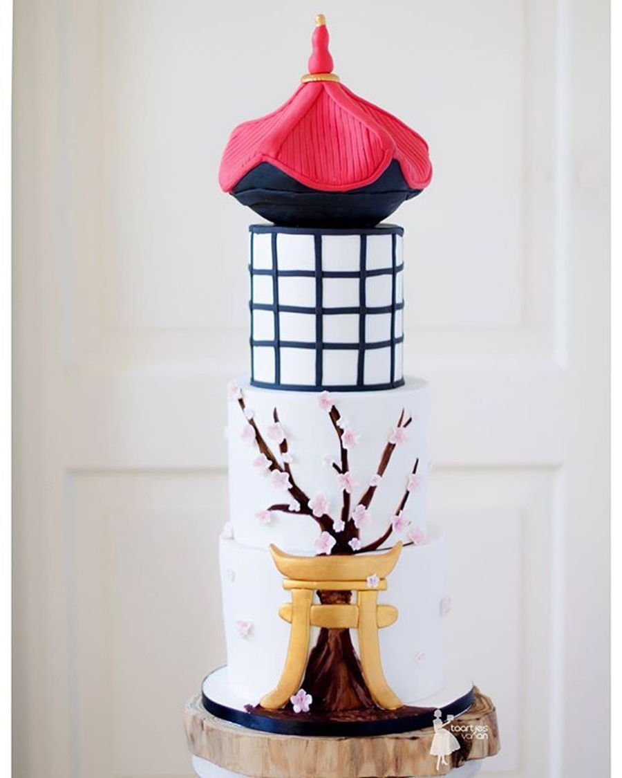 Торт китайский домик