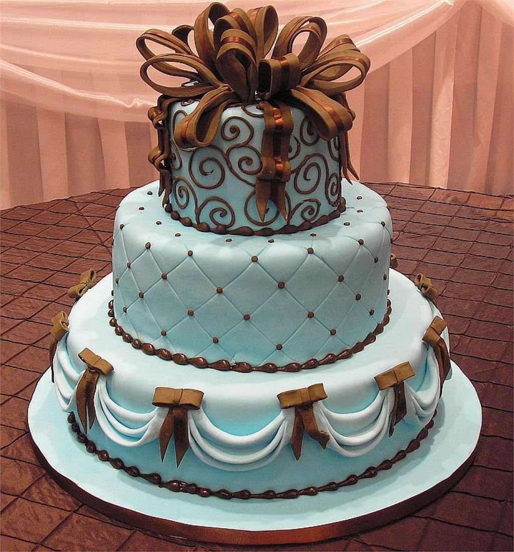 Двухъярусные торты шикарные