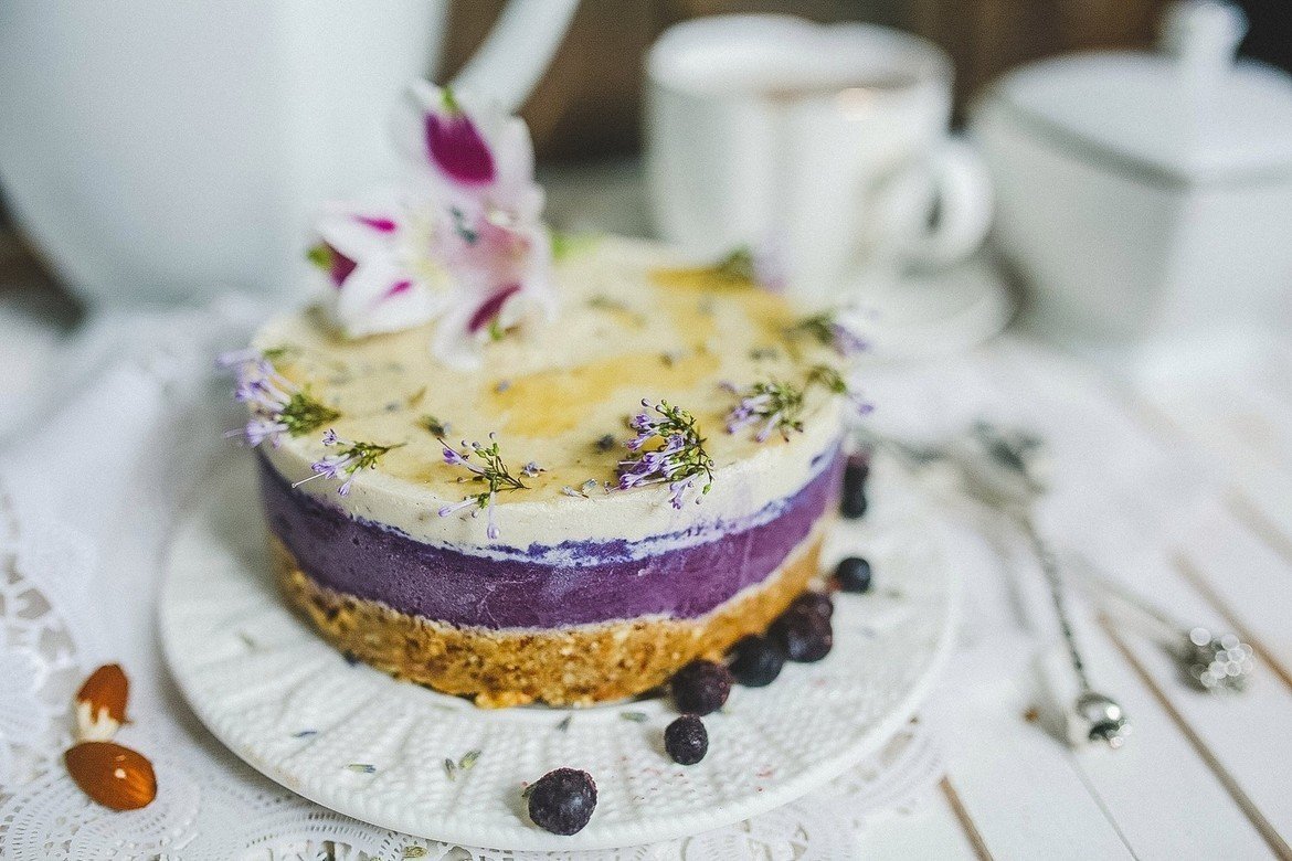 Чизкейк черника Лаванда