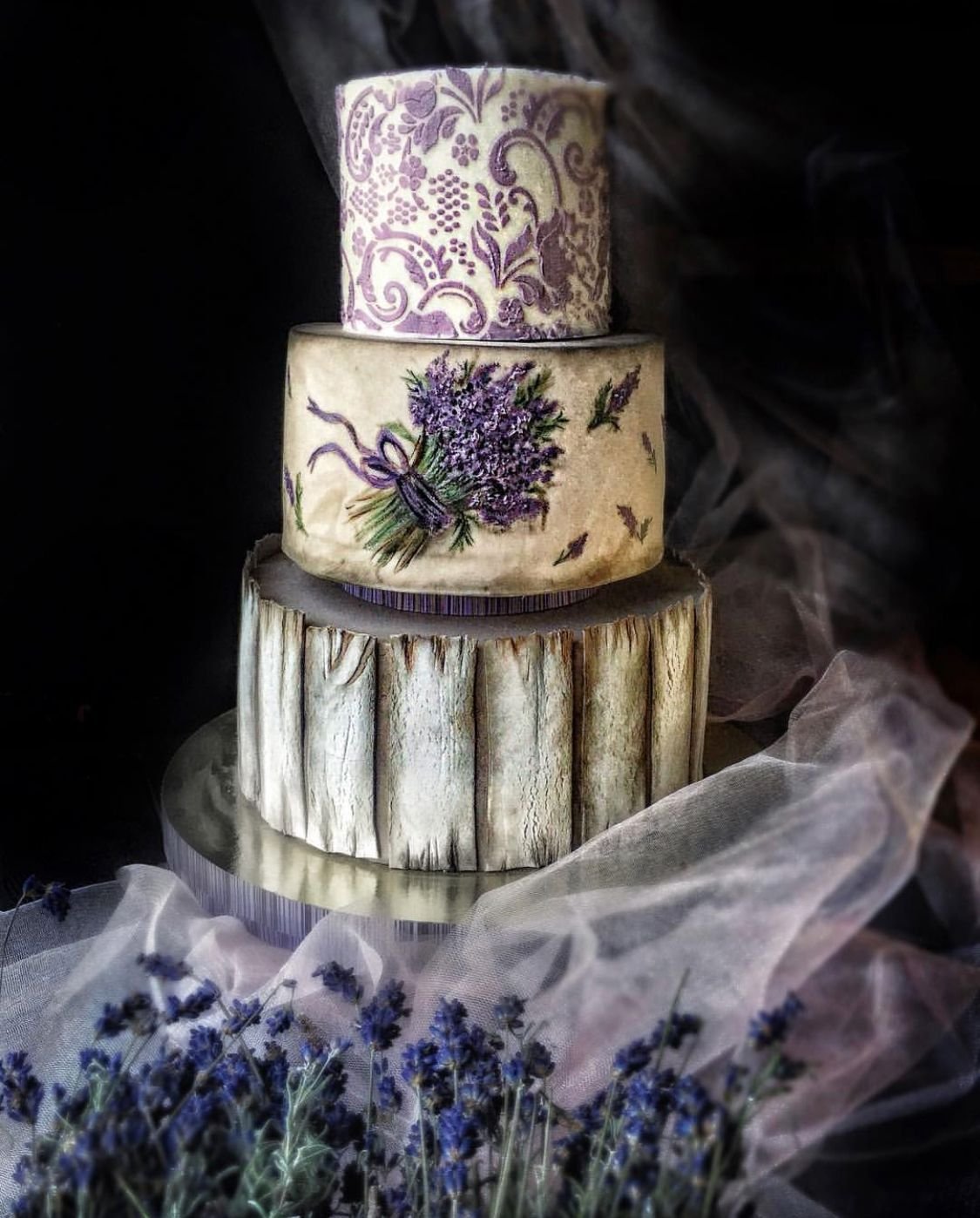 Торт в стиле Прованс