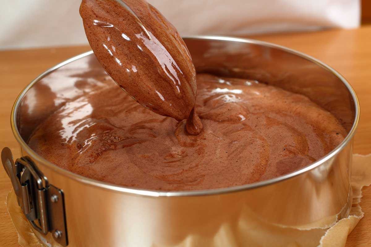 Торт с шоколадными коржами