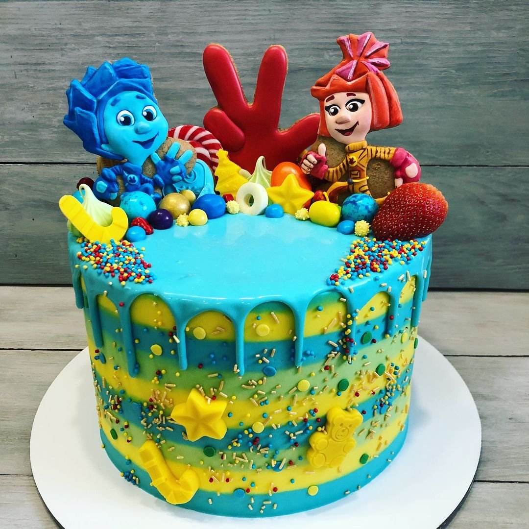 Торт Фиксики для девочки 5