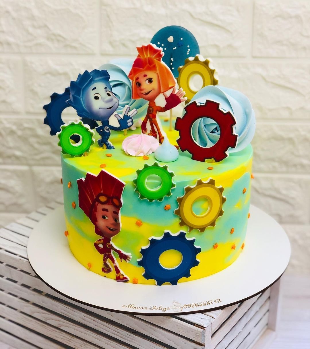 Торт Фиксики для мальчика 4 года