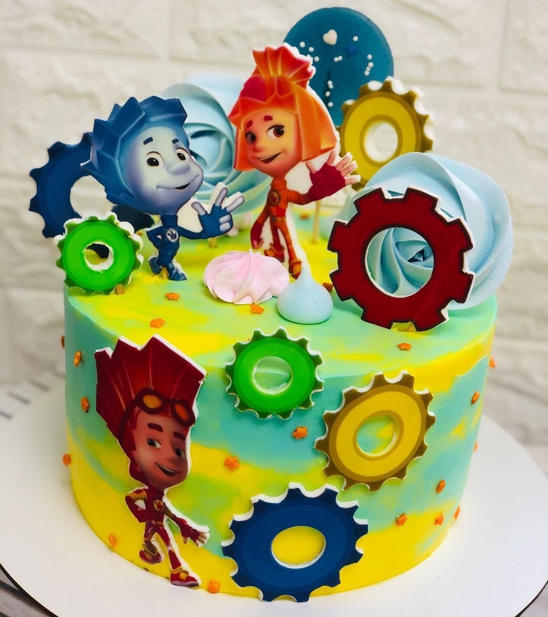 Торт Фиксики кремовый