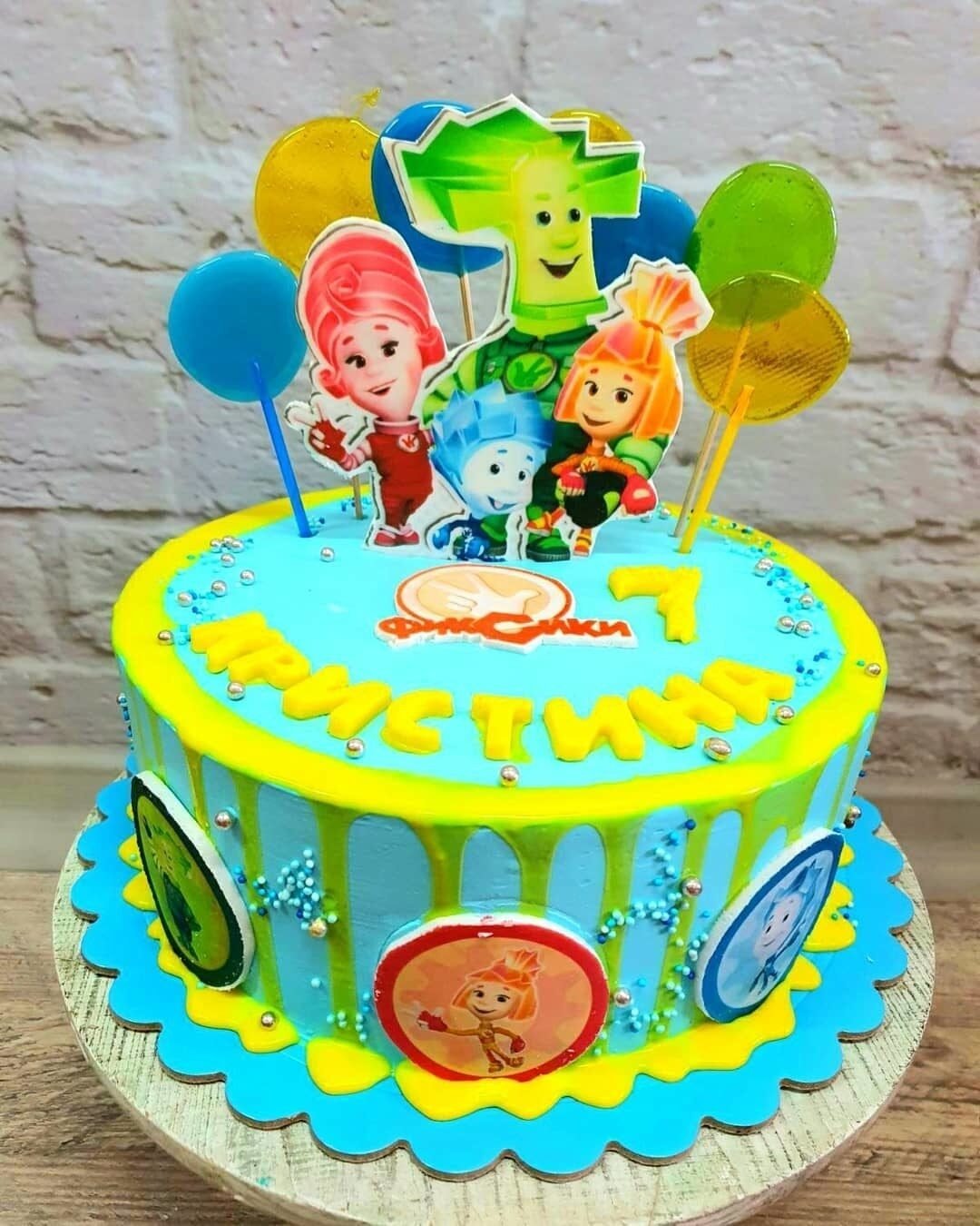 Торт Фиксики для девочки 2 года