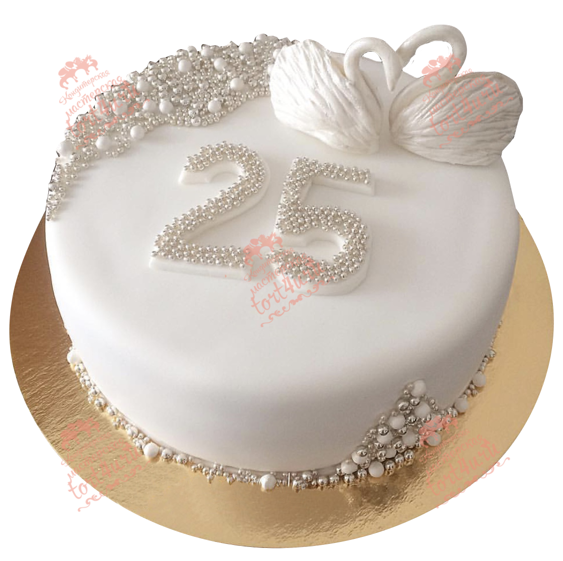 Торт на перламутровую свадьбу