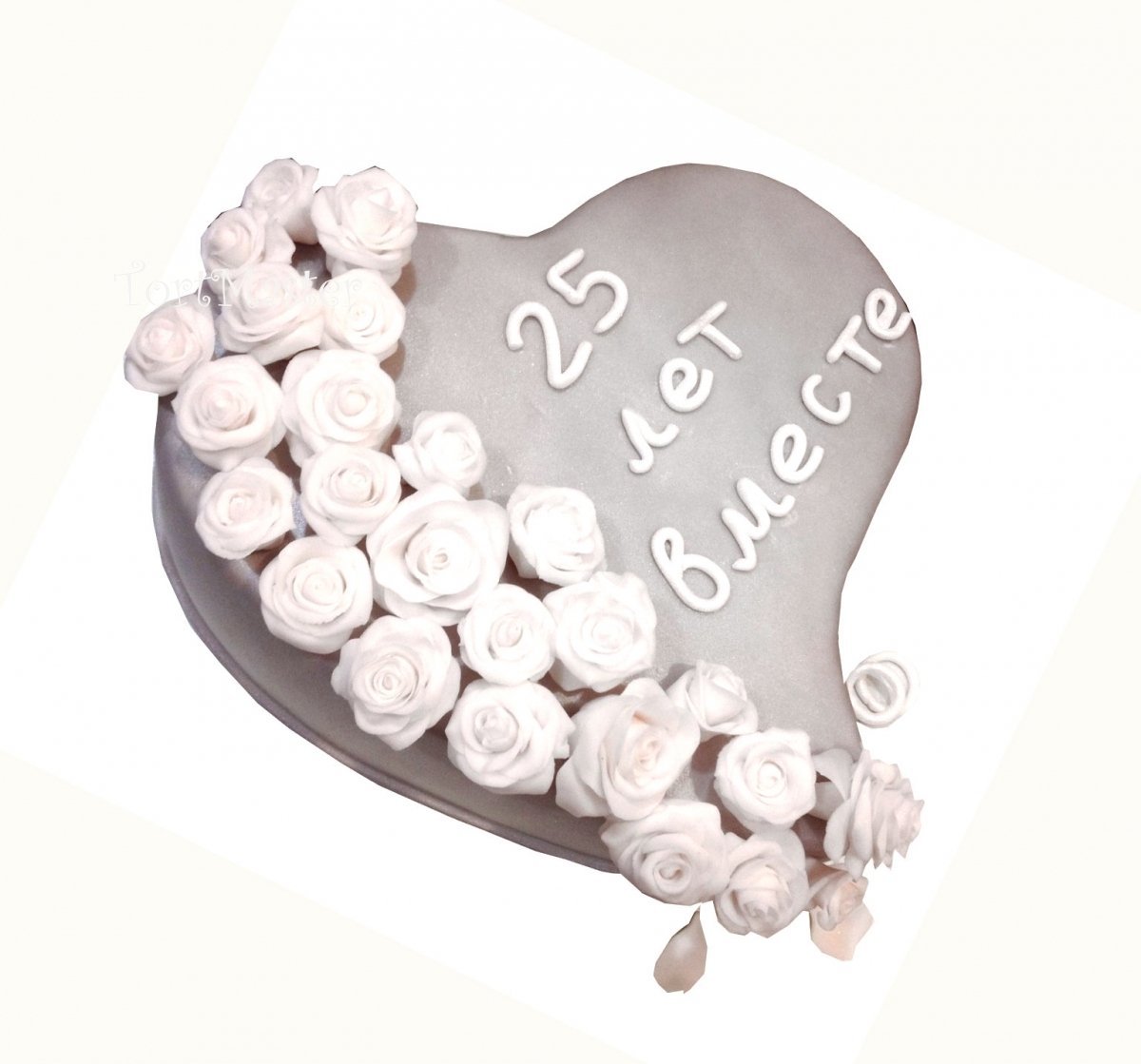 Украшение торта на годовщину свадьбы 11 лет