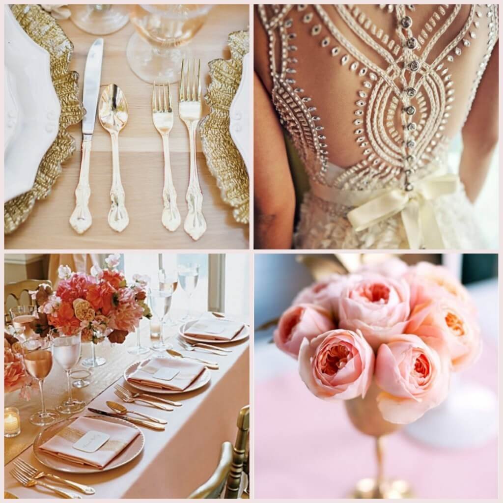 Свадьба в пудровом цвете