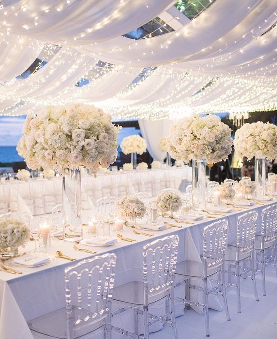 Украшение гостевых столов на свадьбу