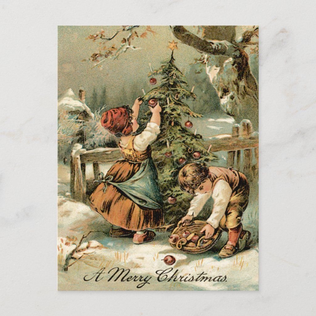 Рождественская открытка