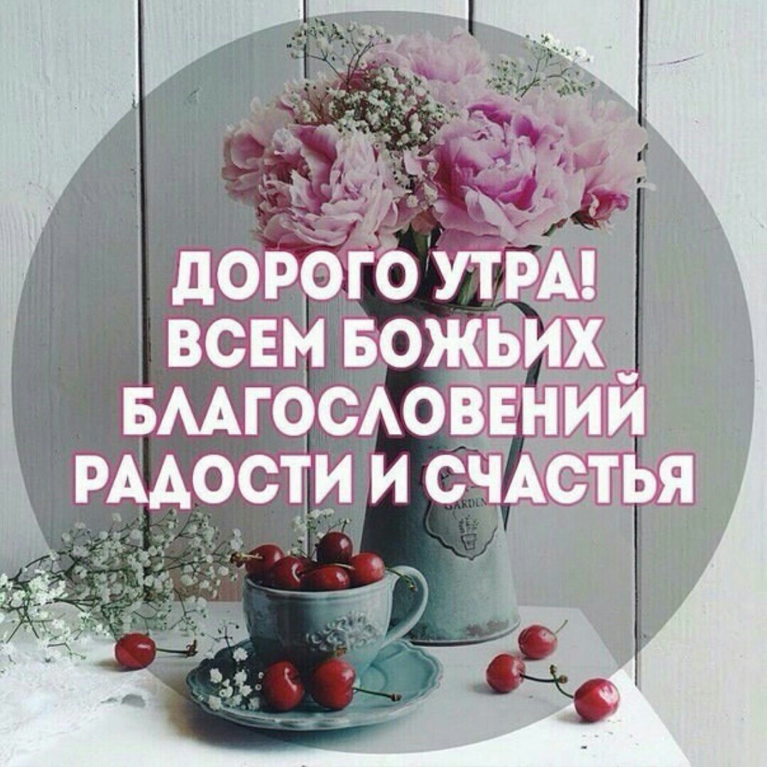 Доброк УТРАИ благославенного дн