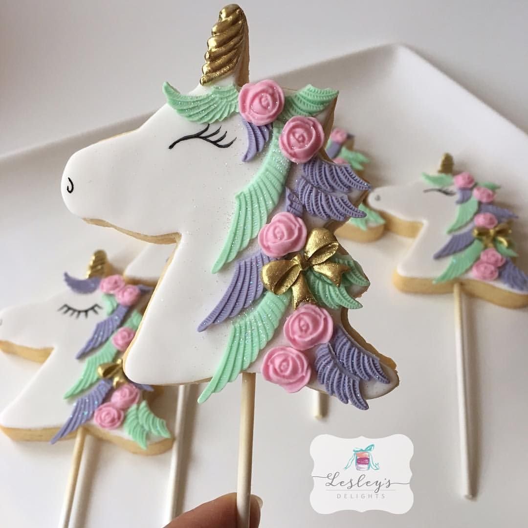 Пряники для торта "Единорог"