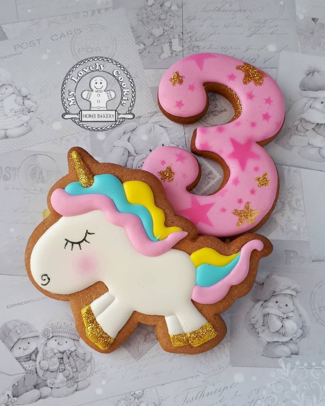 Пряник цифра 3