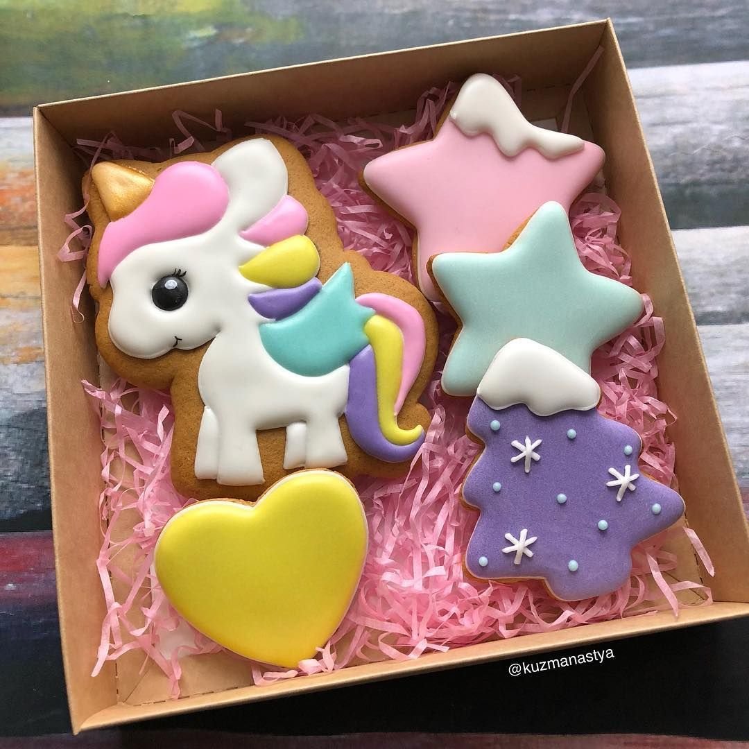 Имбирное печенье Единорог