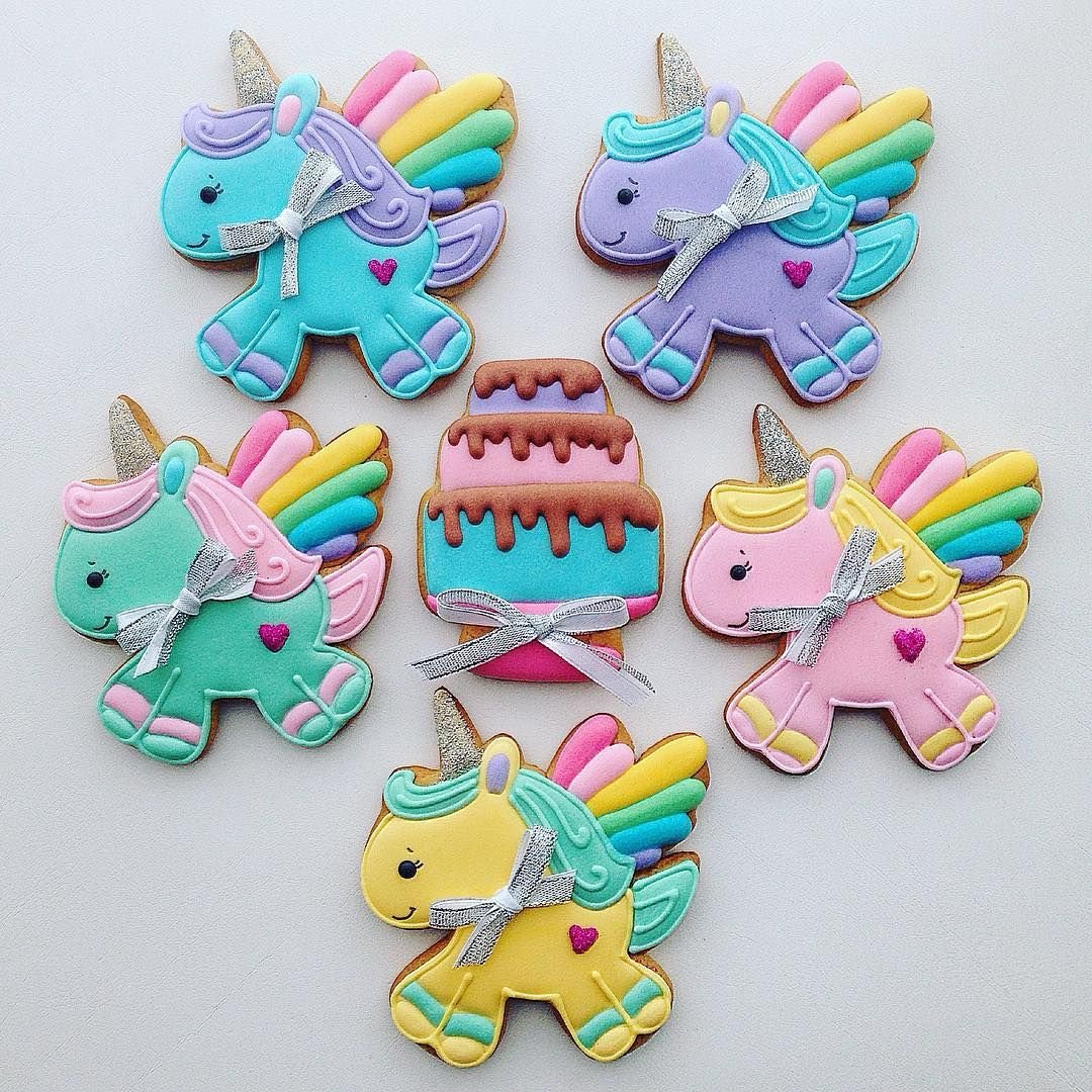 Имбирные пряники Единорог с именем
