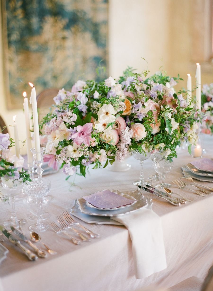 Свадебный декор в пастельных тонах