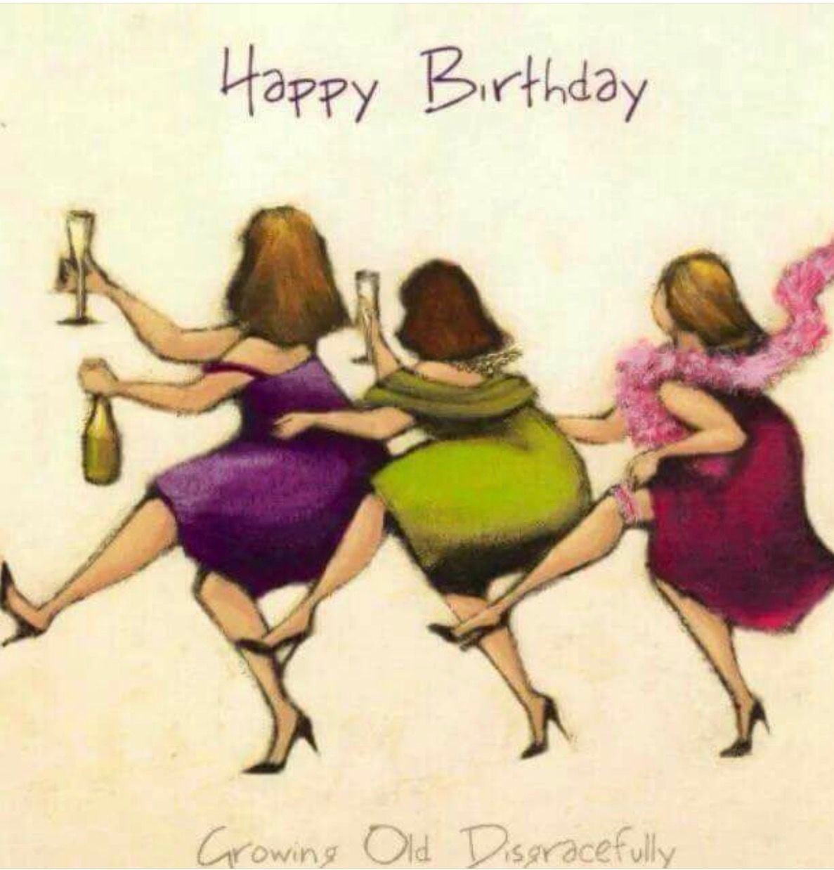 Открытки Happy Birthday цветы