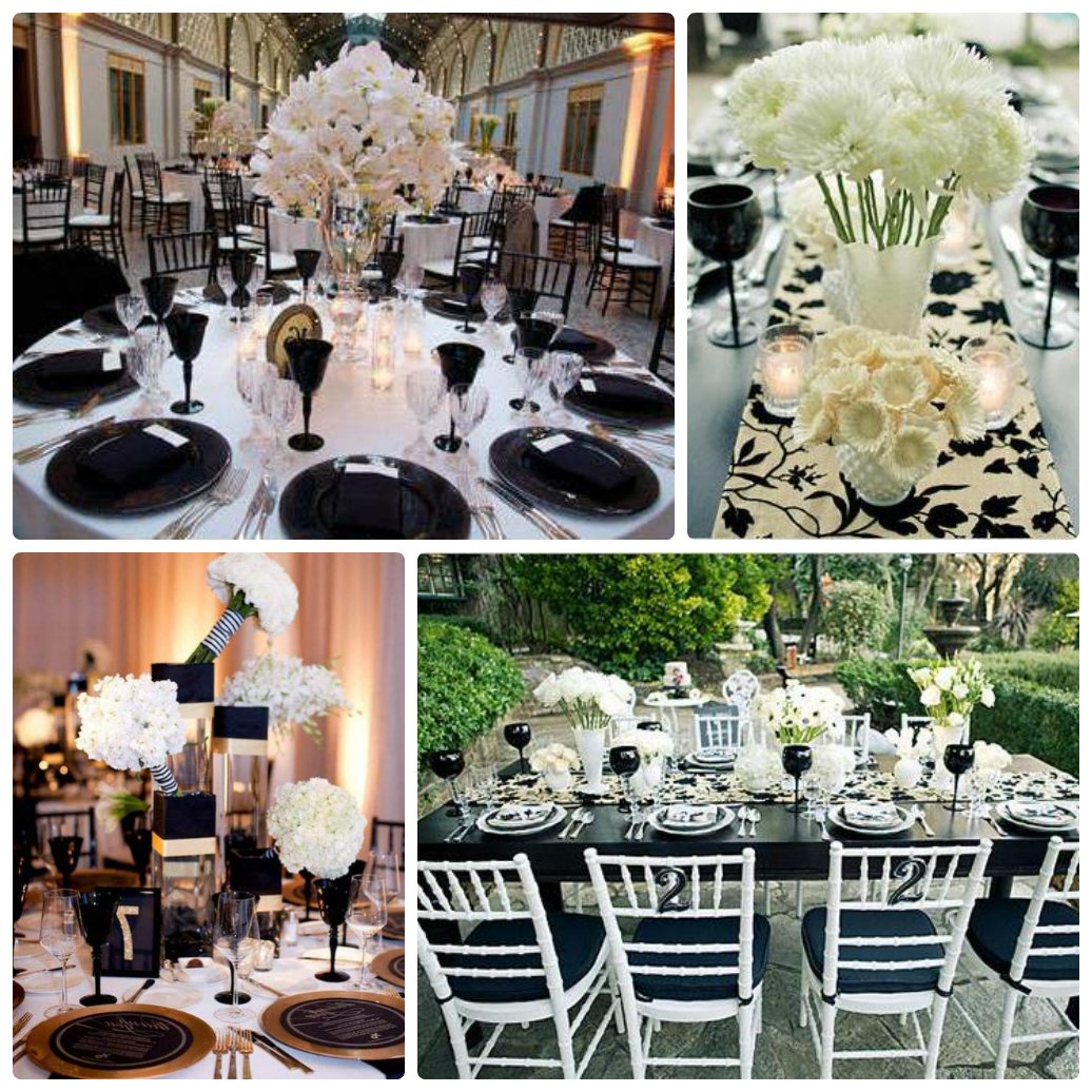 Черно белая свадьба