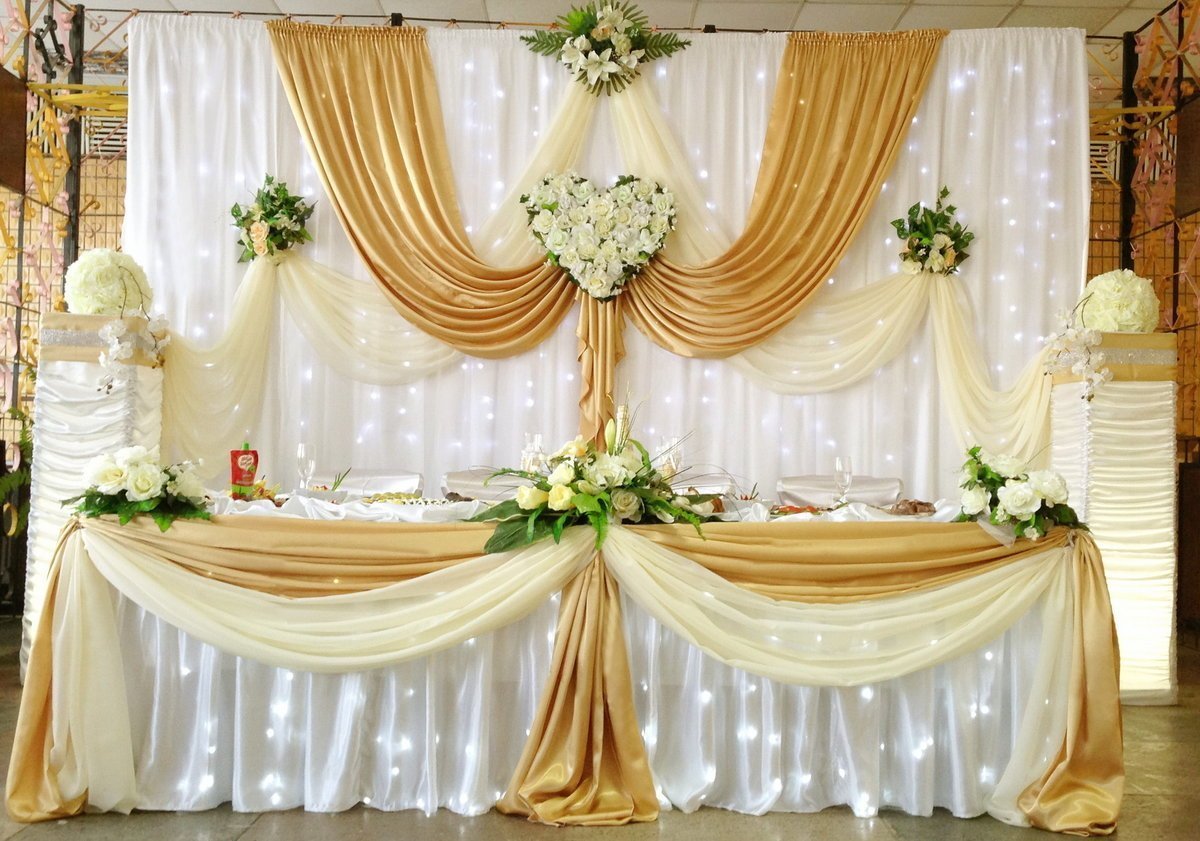 Украшение свадебных залов