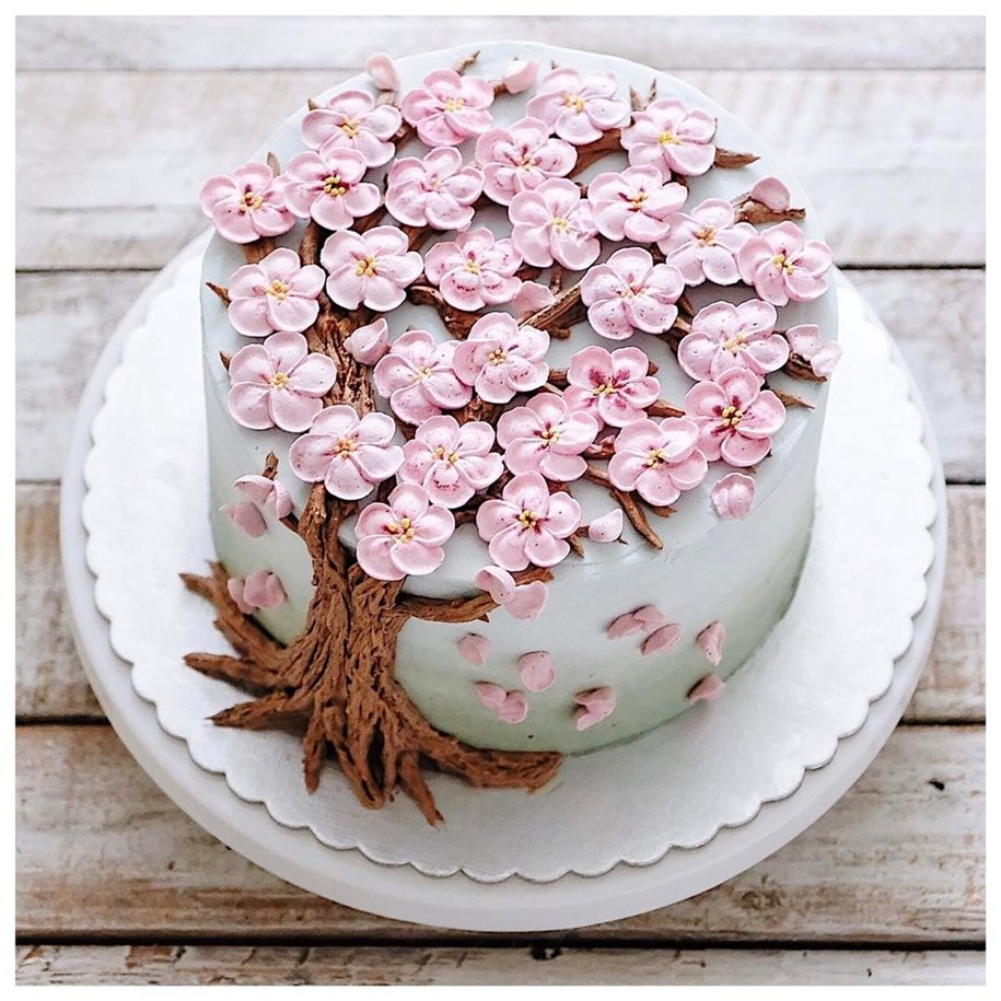 Тортики в виде деревьев