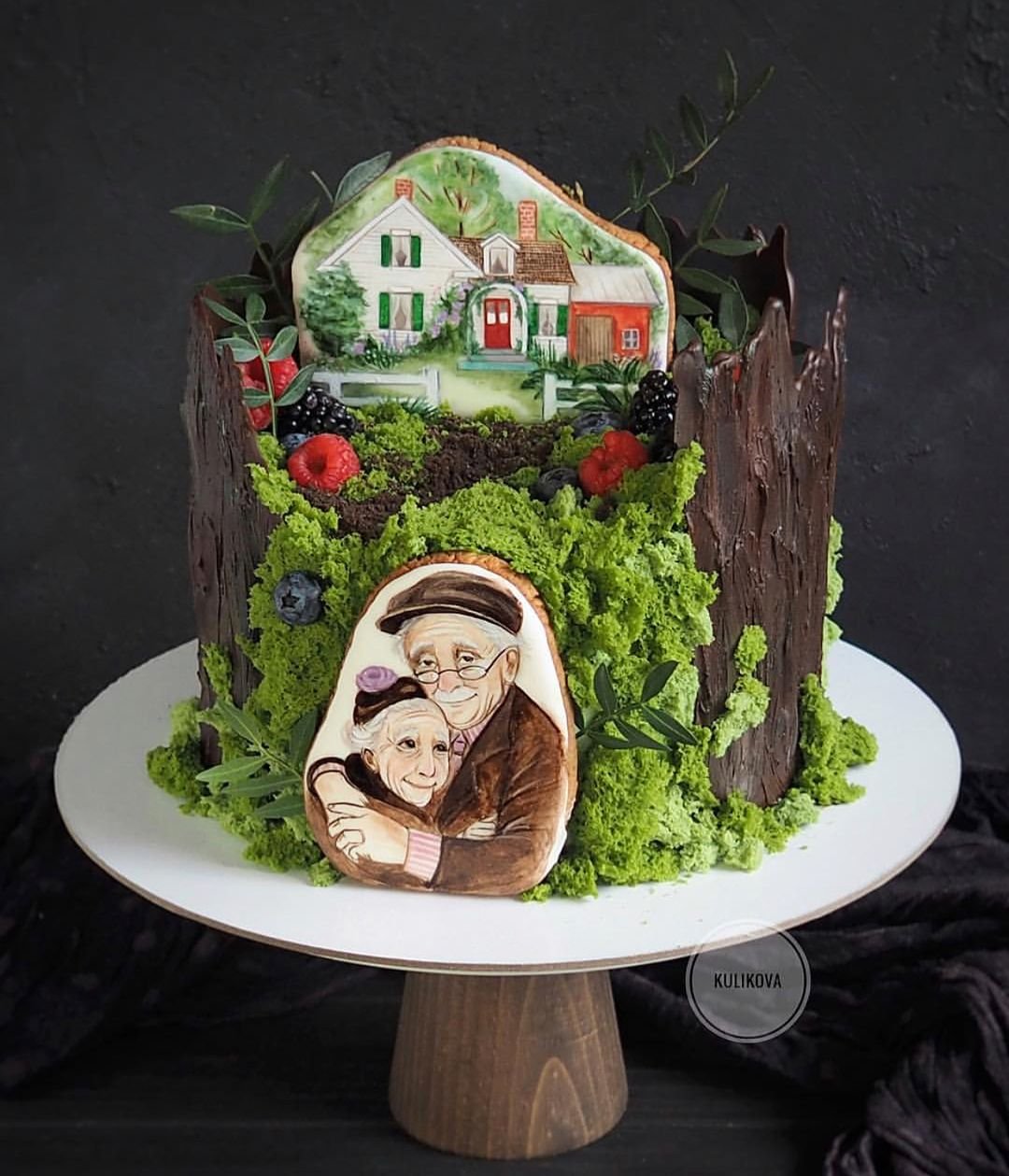 Торт Лесная Поляна с пеньком