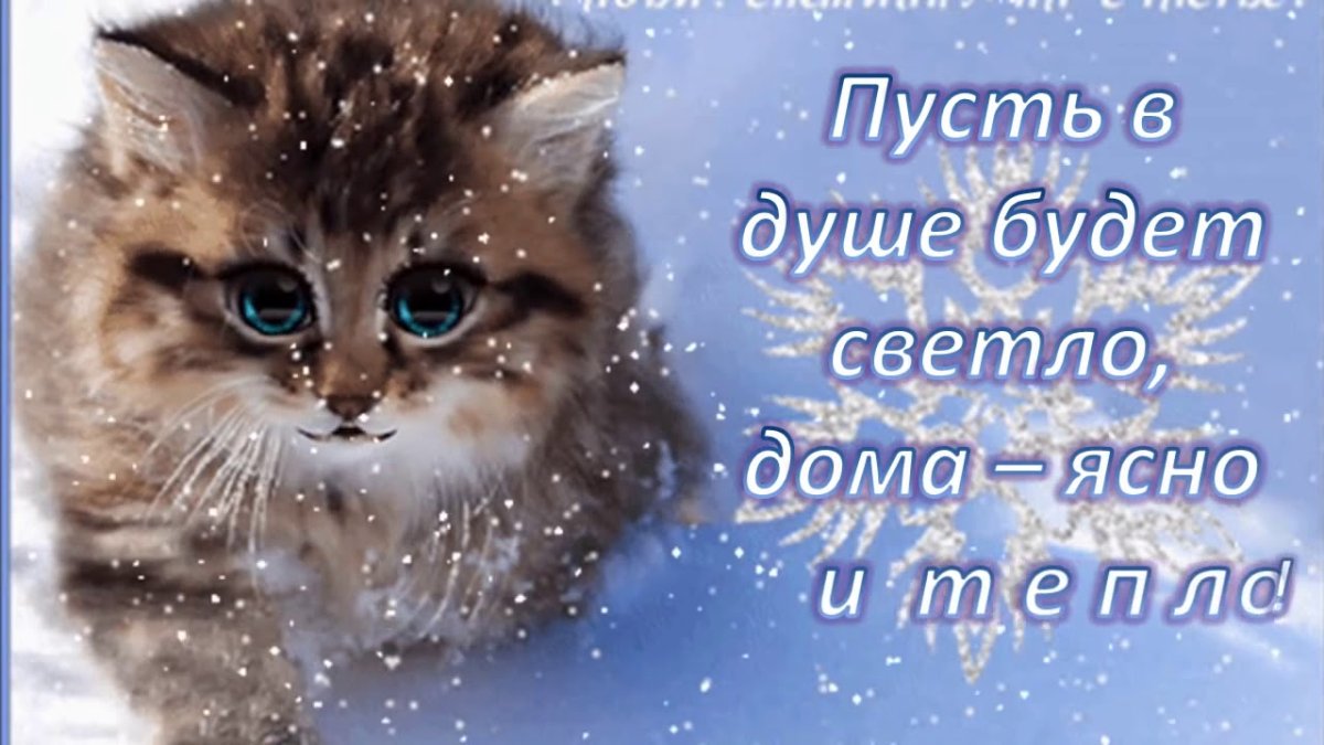 Открытки со снегом